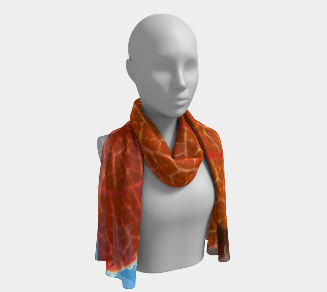 Crab Apple Leaf Long Scarf preview #1