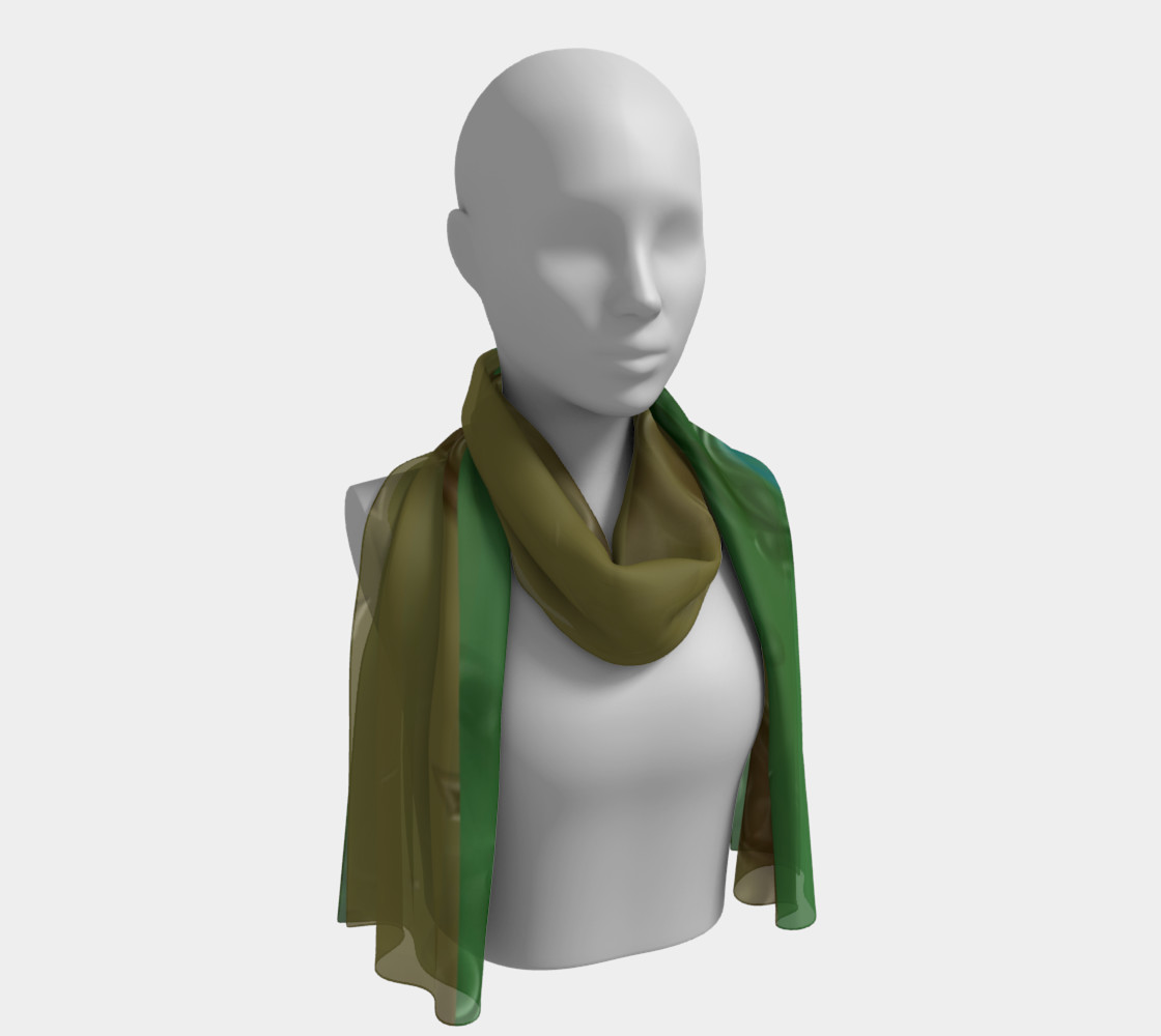 Leather Patches Long Scarf thumbnail #2
