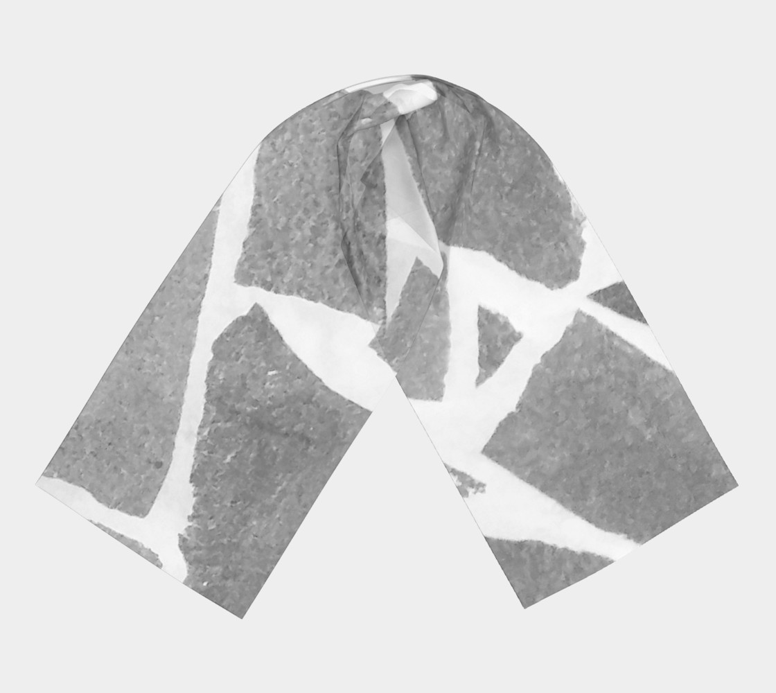 Gray White Stone Mosaic Pattern preview #3
