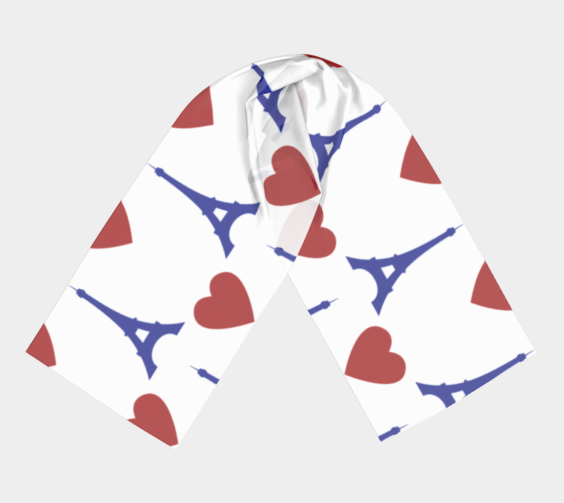 J'aime Paris Flag Long Scarf preview #3