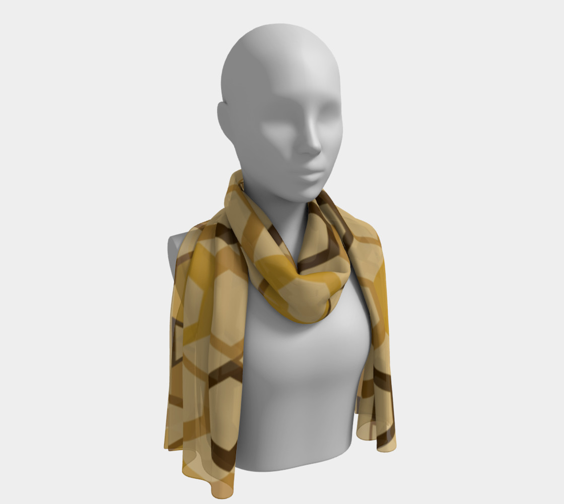 Honey Hive Long Scarf preview #1