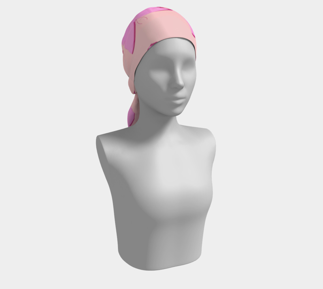 Butterflies in Pink Long Scarf preview #2