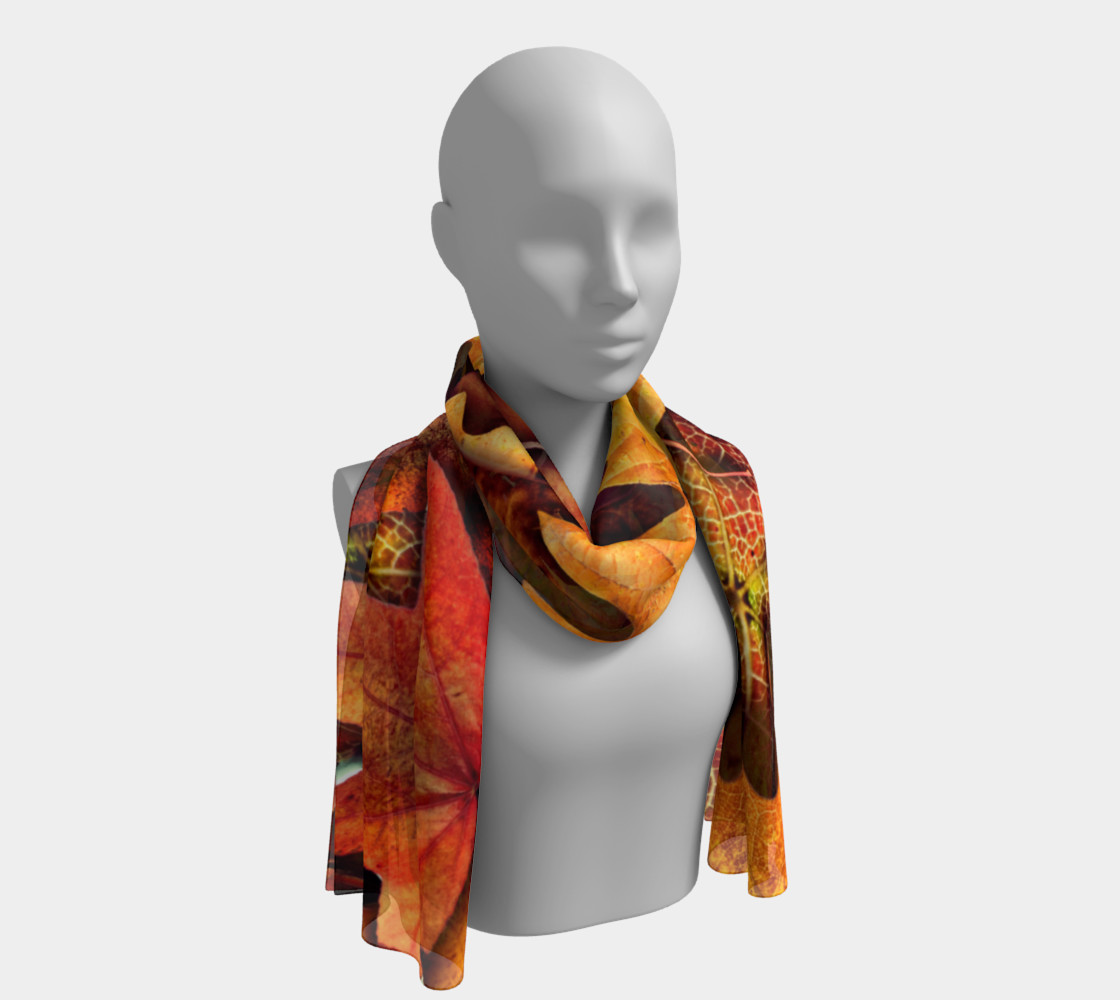 Fall leaves Long Scarf preview #1