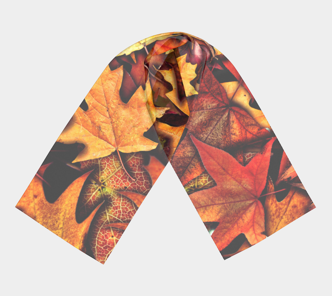 Fall leaves Long Scarf preview #3