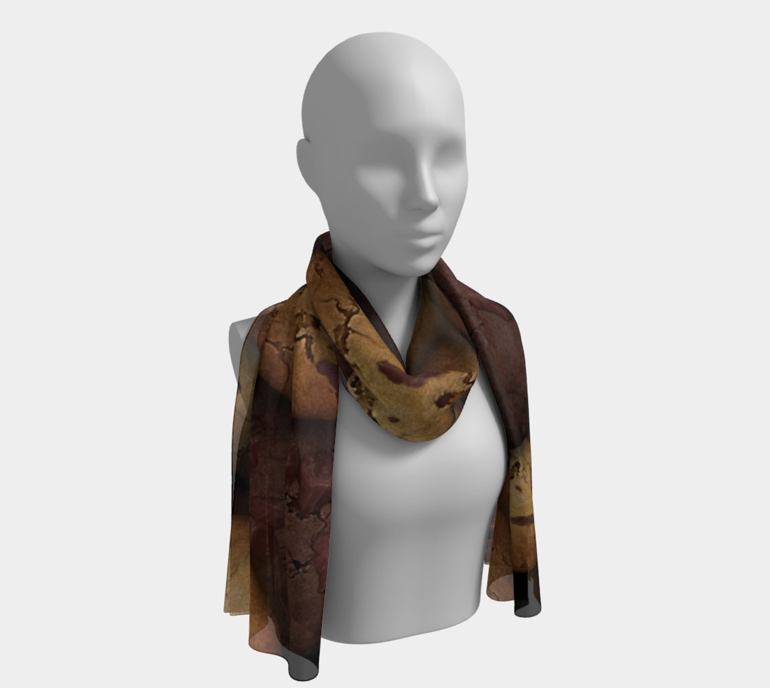 Chocolate Chip cookies Long Scarf preview #1