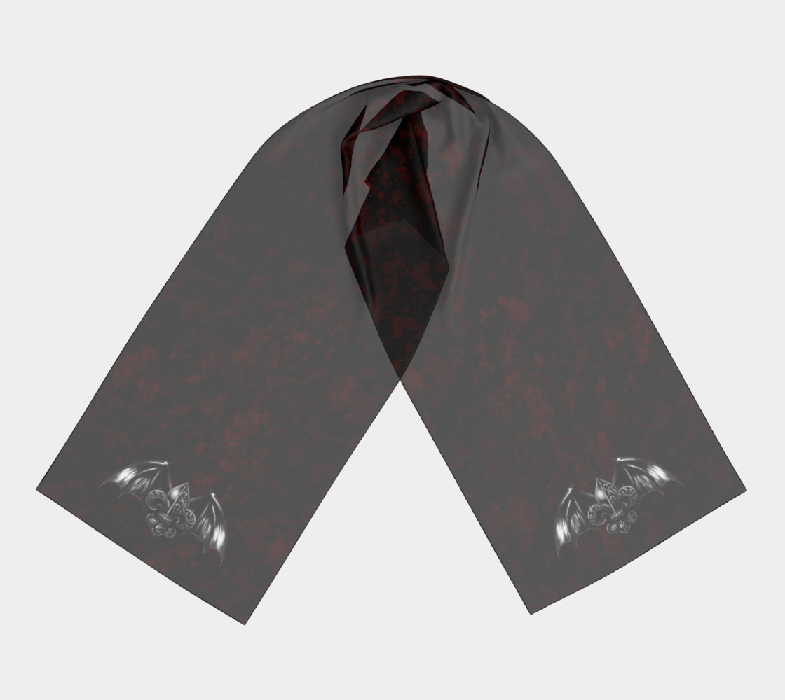 Vampire Lord Long Goth Scarf preview #3