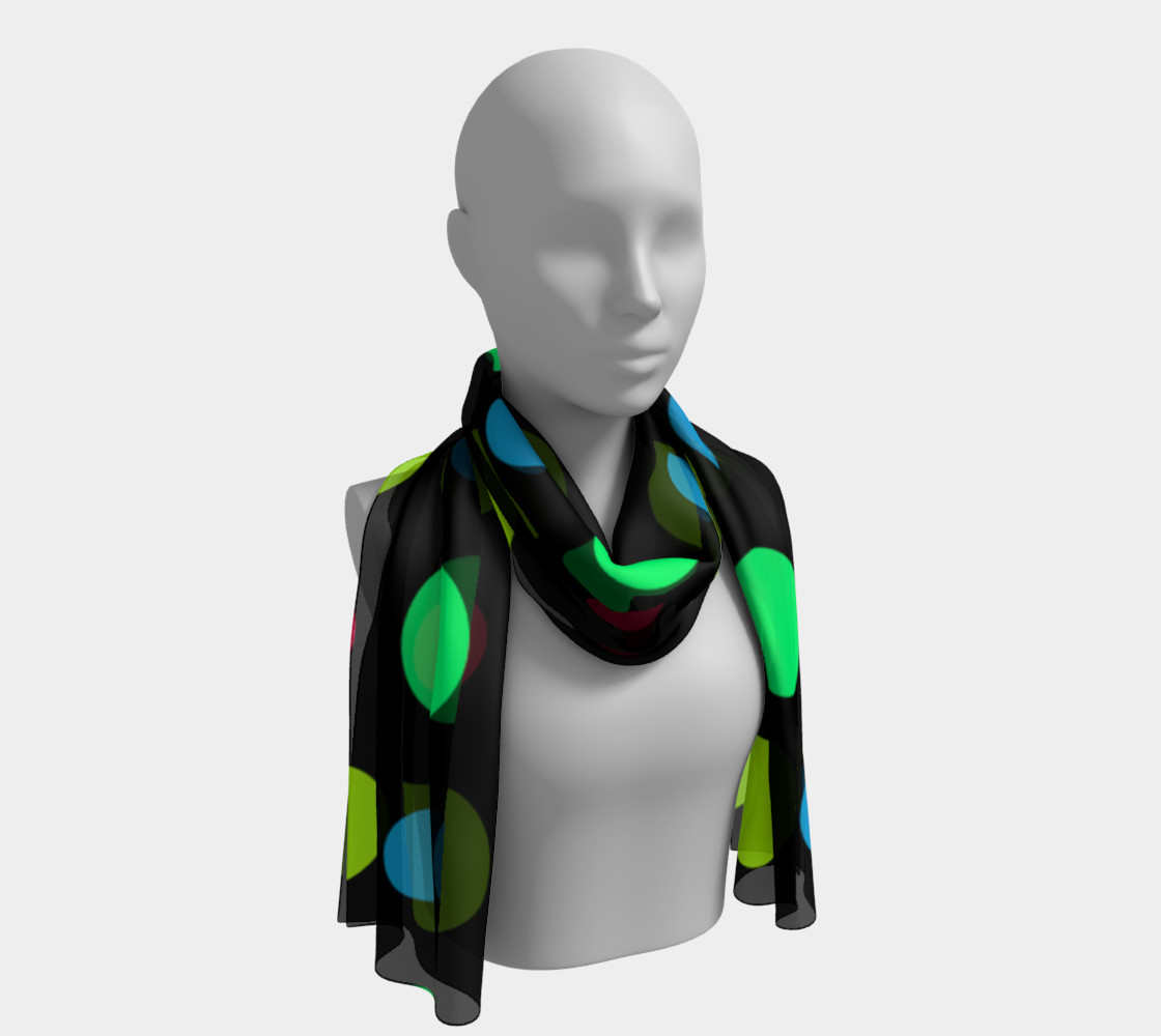 Bright Dots Long Scarf preview #1