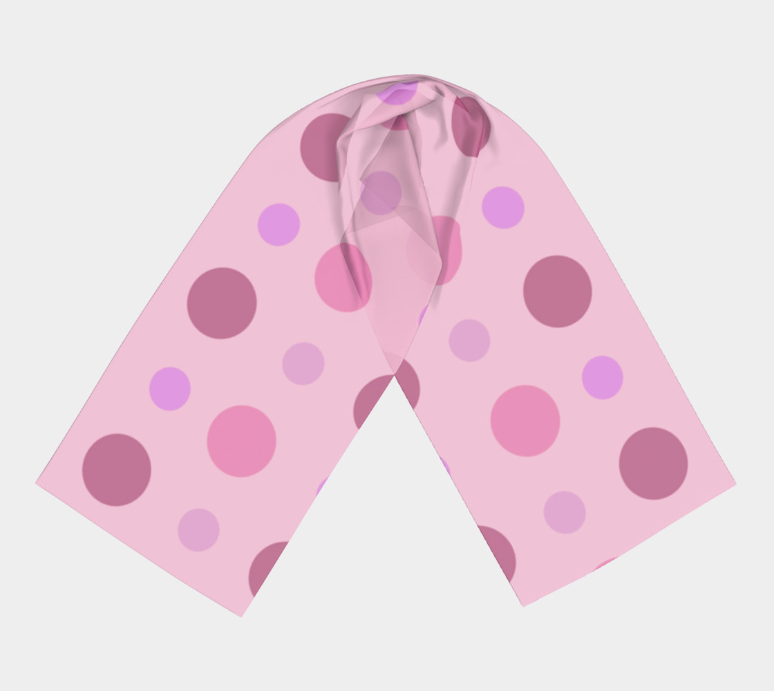 Cotton Candy Dots Long Scarf preview #3