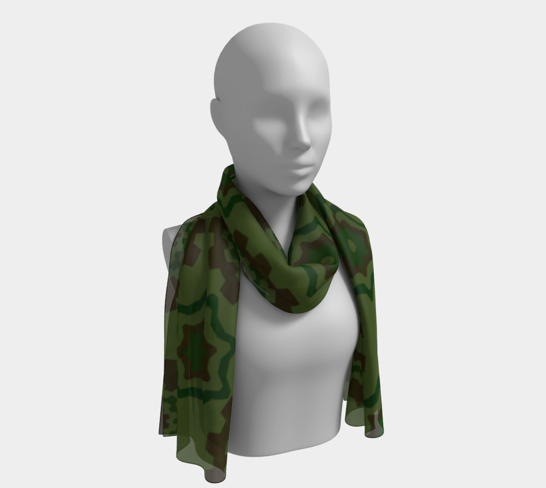 Camouflage Cognitive Long Scarf thumbnail #2