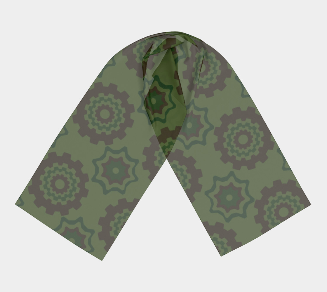 Camouflage Cognitive Long Scarf thumbnail #4