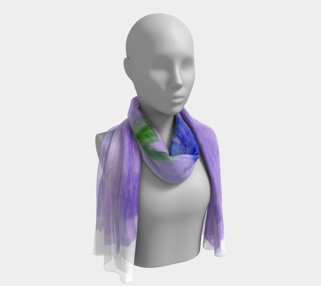 Mum Flower Long Scarf preview #1