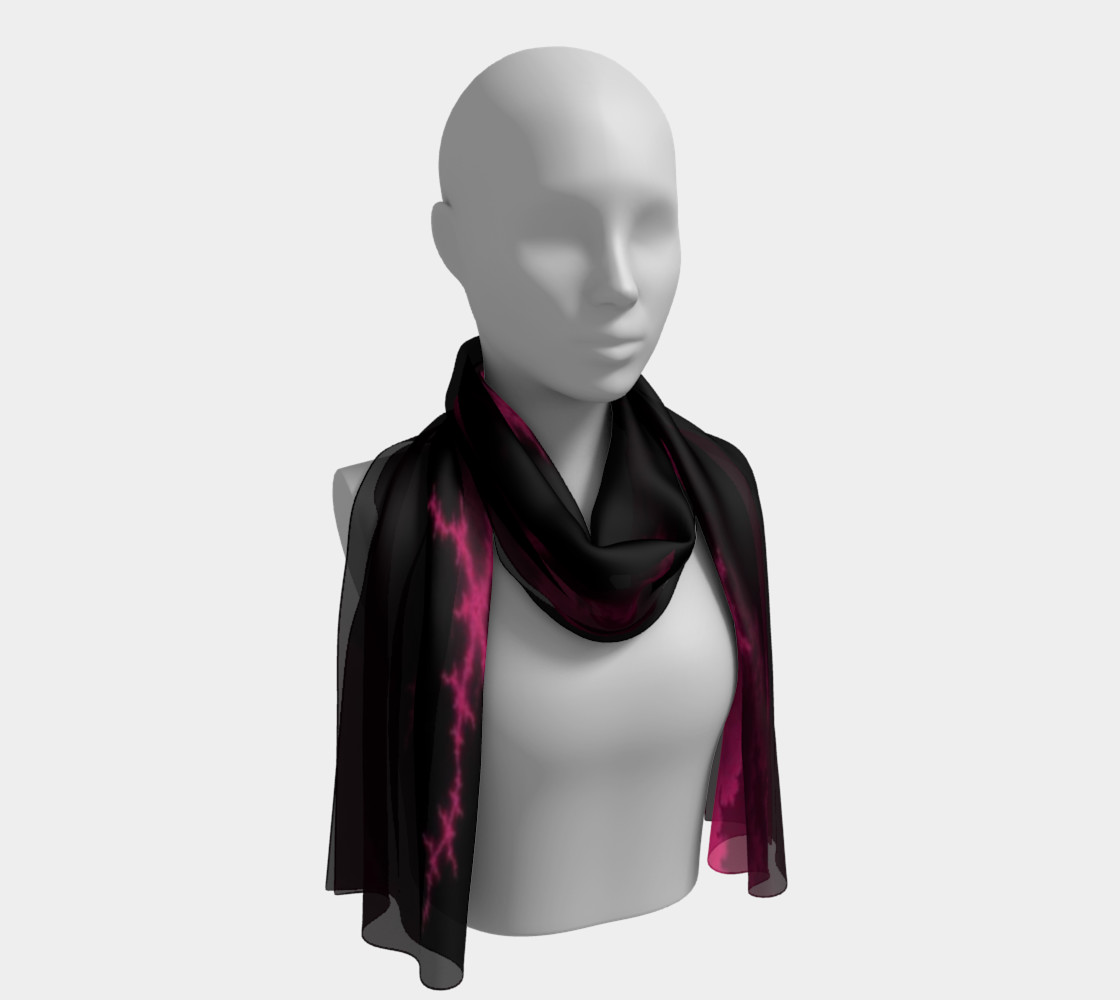 Puce Scar Long Scarf 3D preview