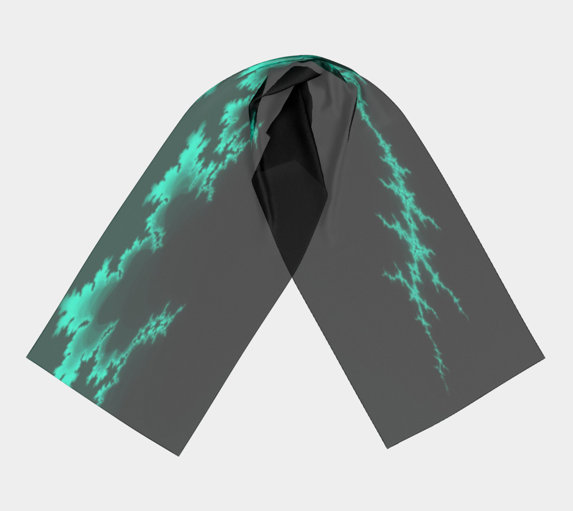 Teal Scar Long Scarf preview #3