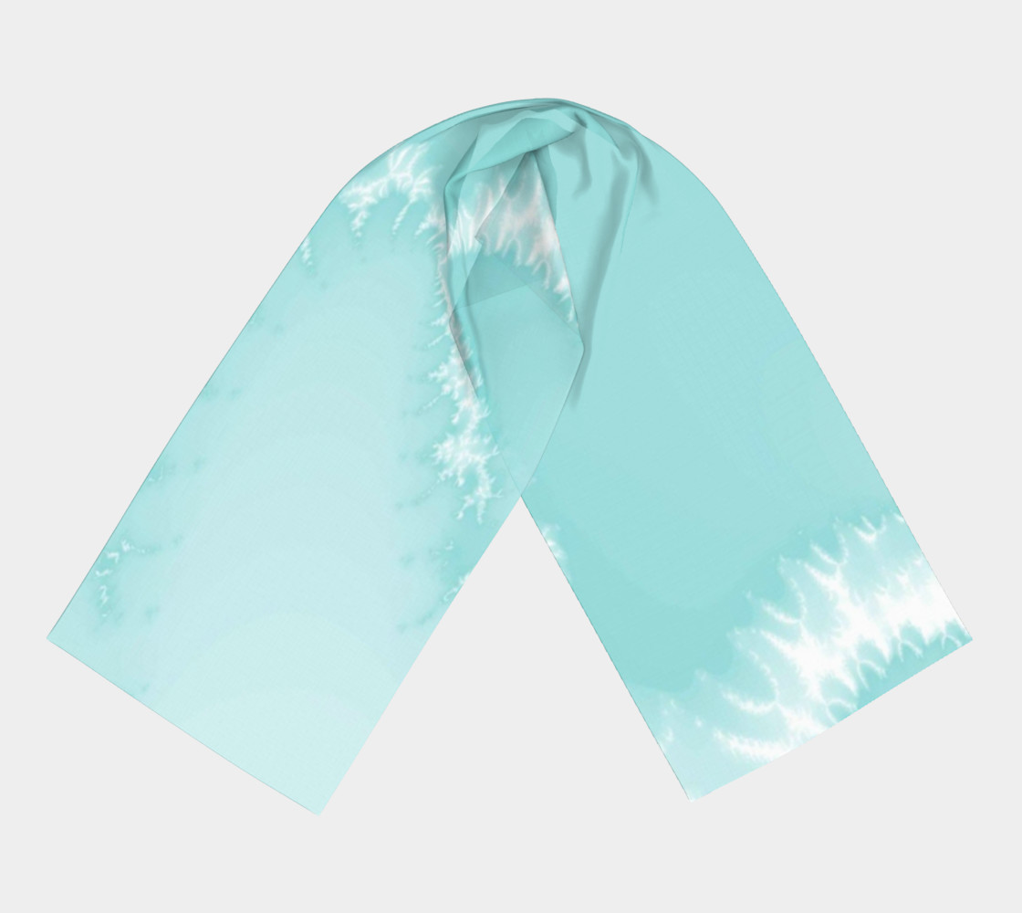 Teal Peace Dove Long Scarf preview #3