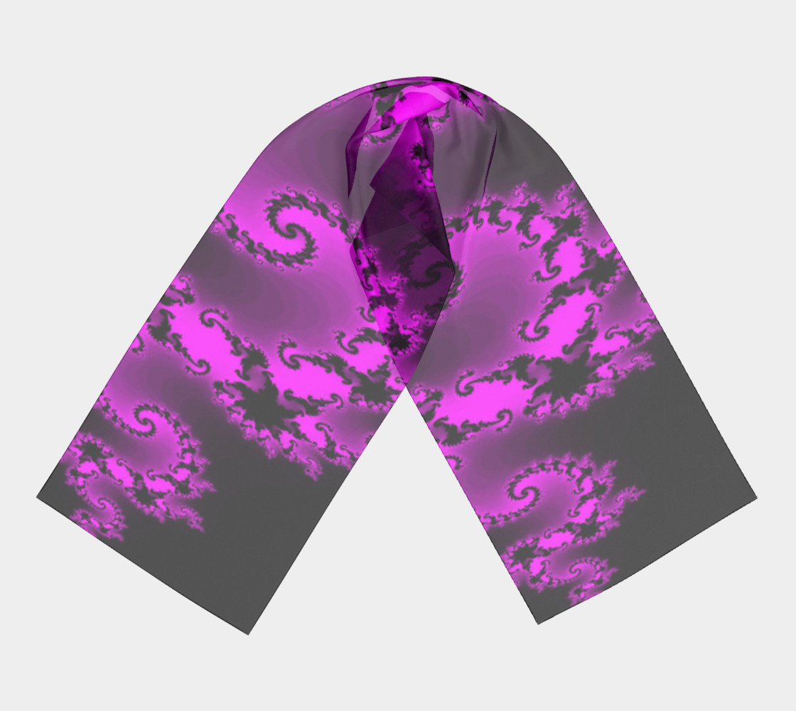 Pink Flame Burst Long Scarf preview #3