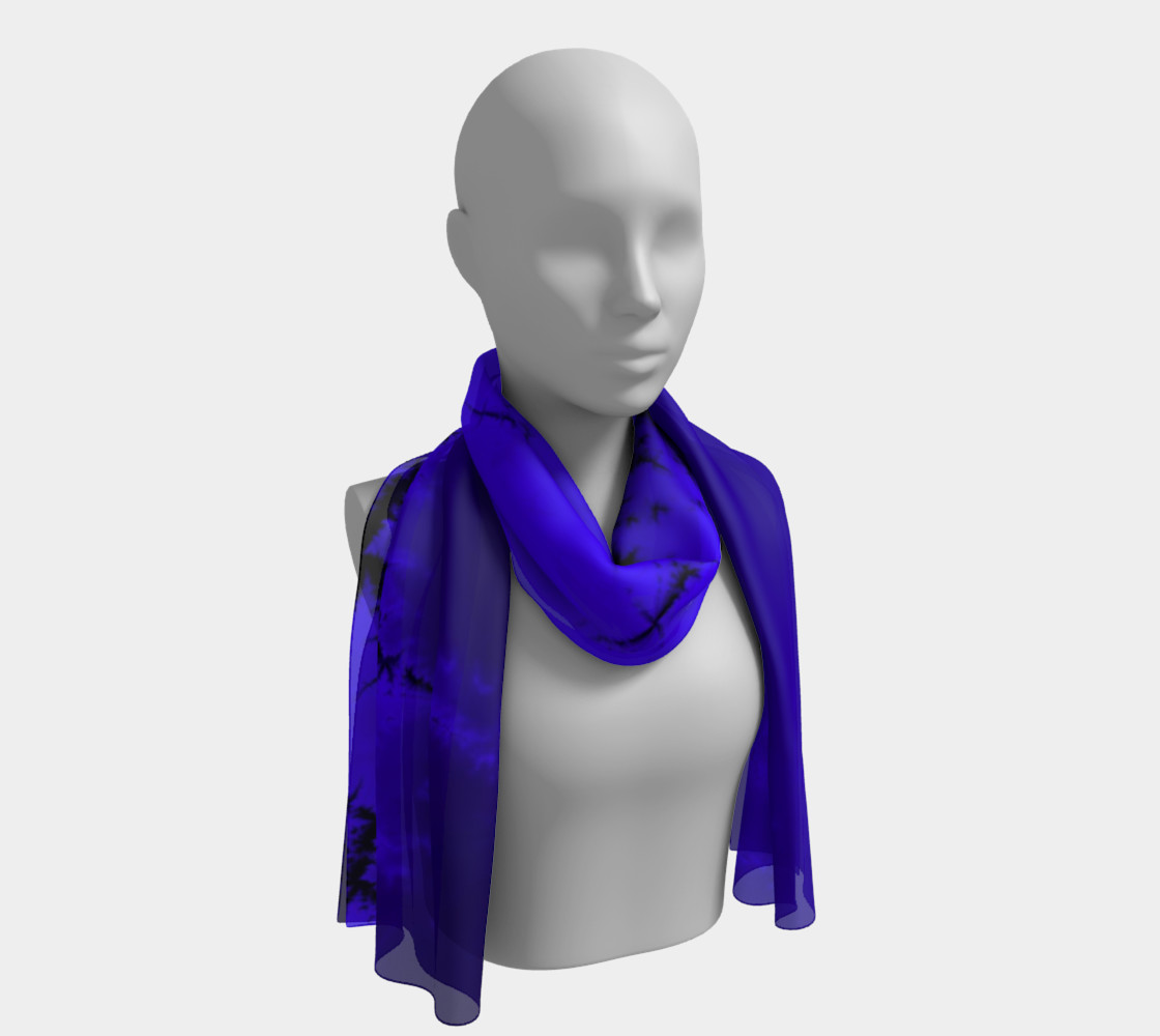 Navy Burst Long Scarf preview #1