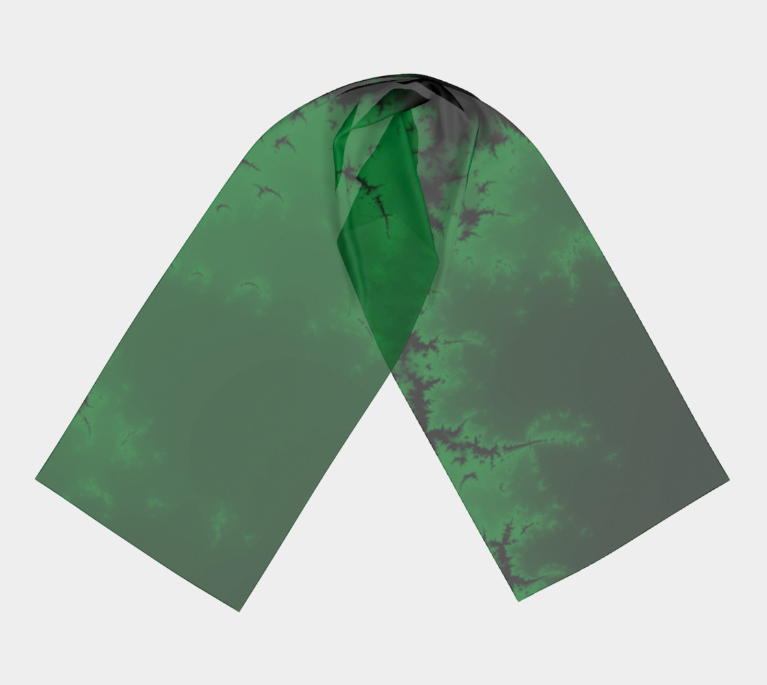 Green Burst Long Scarf preview #3