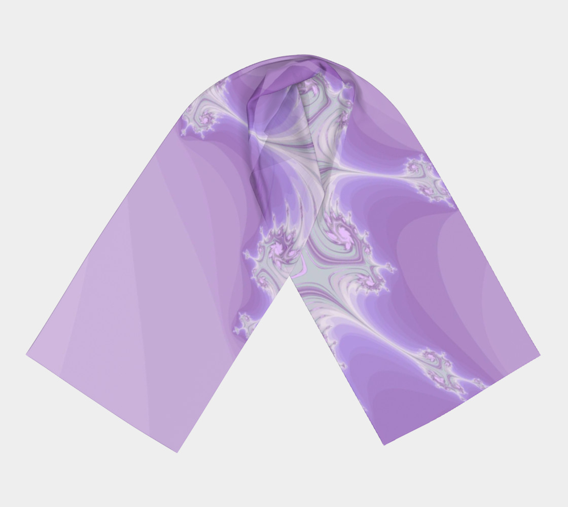 Purple Tree Long Scarf preview #3