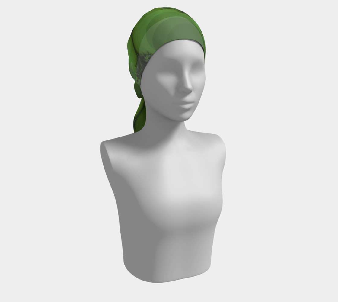Green Tree Long Scarf preview #2