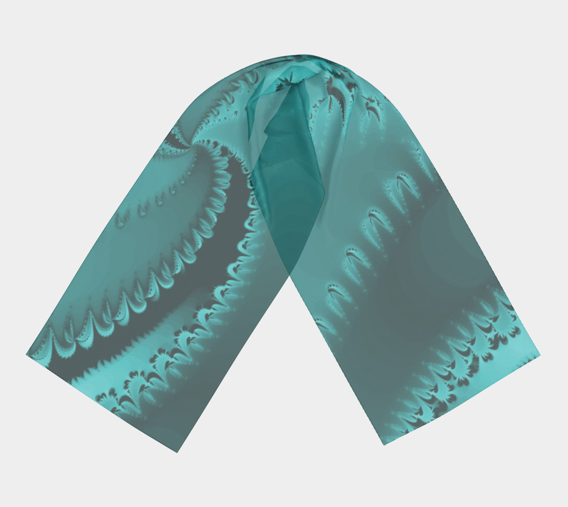 Teal Twilight Long Scarf preview #3