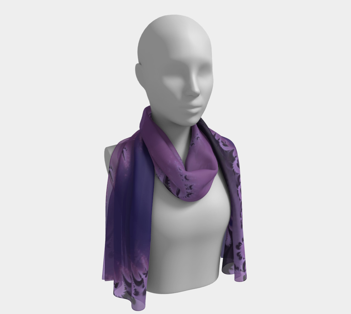 Purple Twilight Long Scarf preview #1