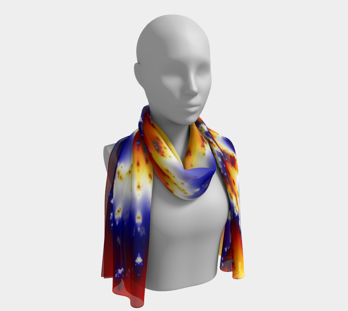 Fire Guitar Long Scarf preview #1