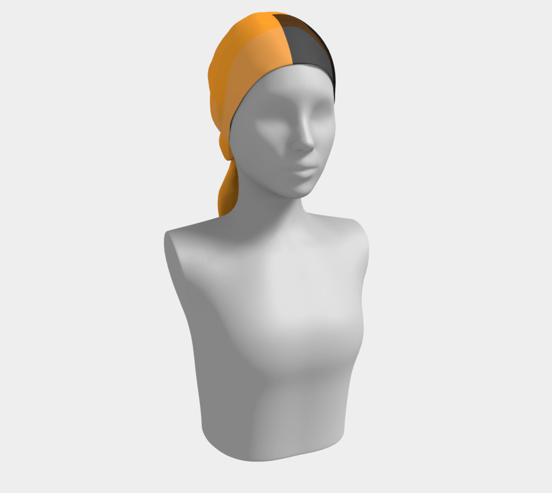 Retro in Orange Long Scarf preview #2