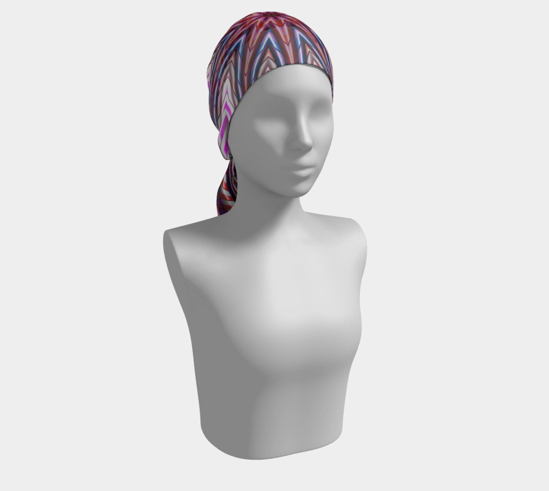 Candy Cane Kaleidoscope Long Scarf preview #2