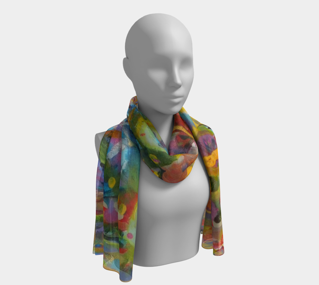 Aperçu de When Deserts Bloom Long Scarf #1