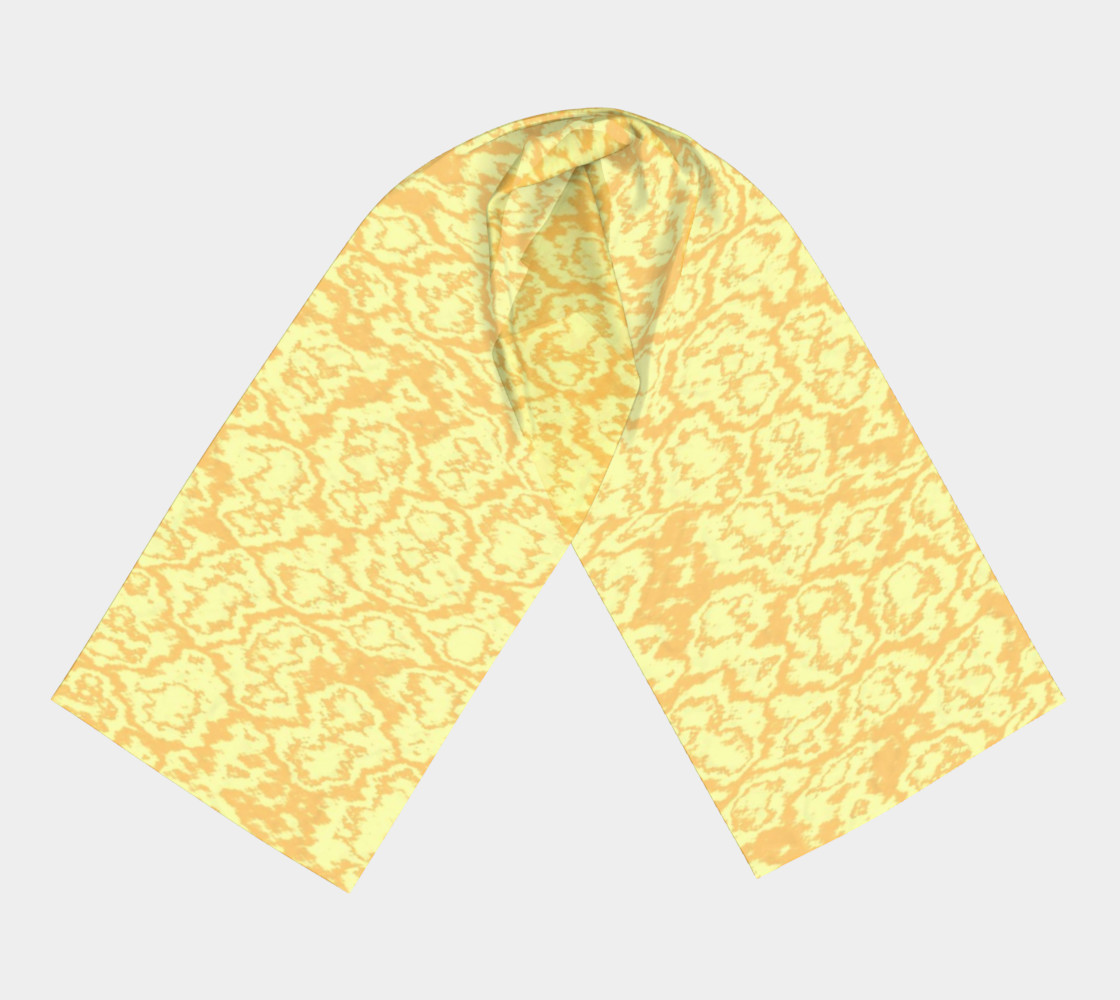 Yellow Popcorn Long Scarf preview #3