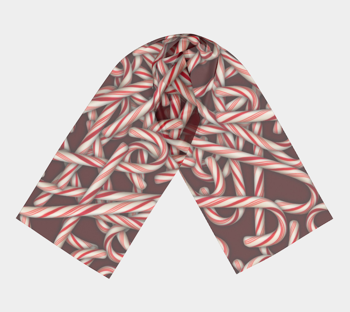 Candy Canes Long Scarf preview #3