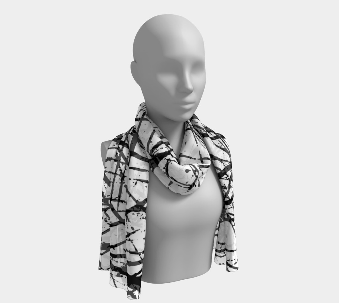 Grunge Chaos Long Scarf by GearX preview #1