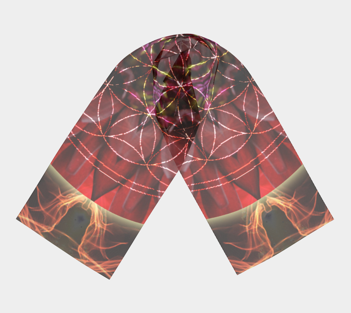 Dancing With the Sun Long Silk Scarf preview #3