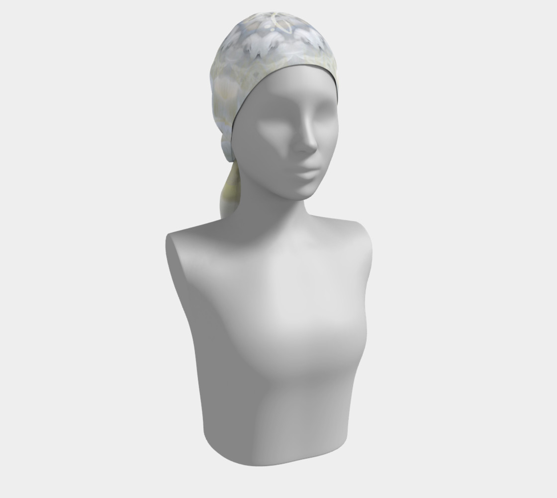 Gardenia Angel Long Silk scarf preview #2