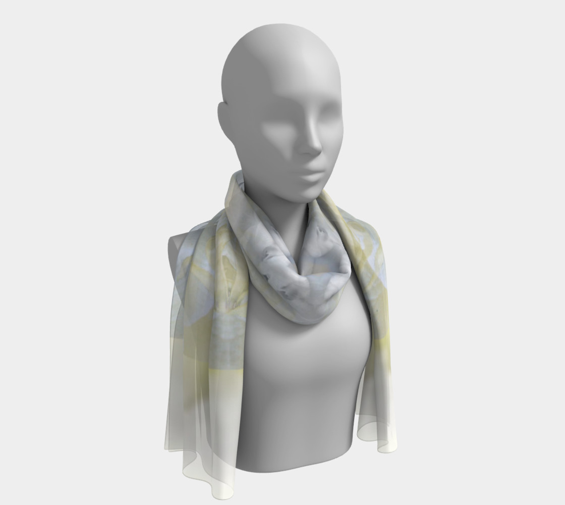 Gardenia Angel Long Silk scarf preview #1
