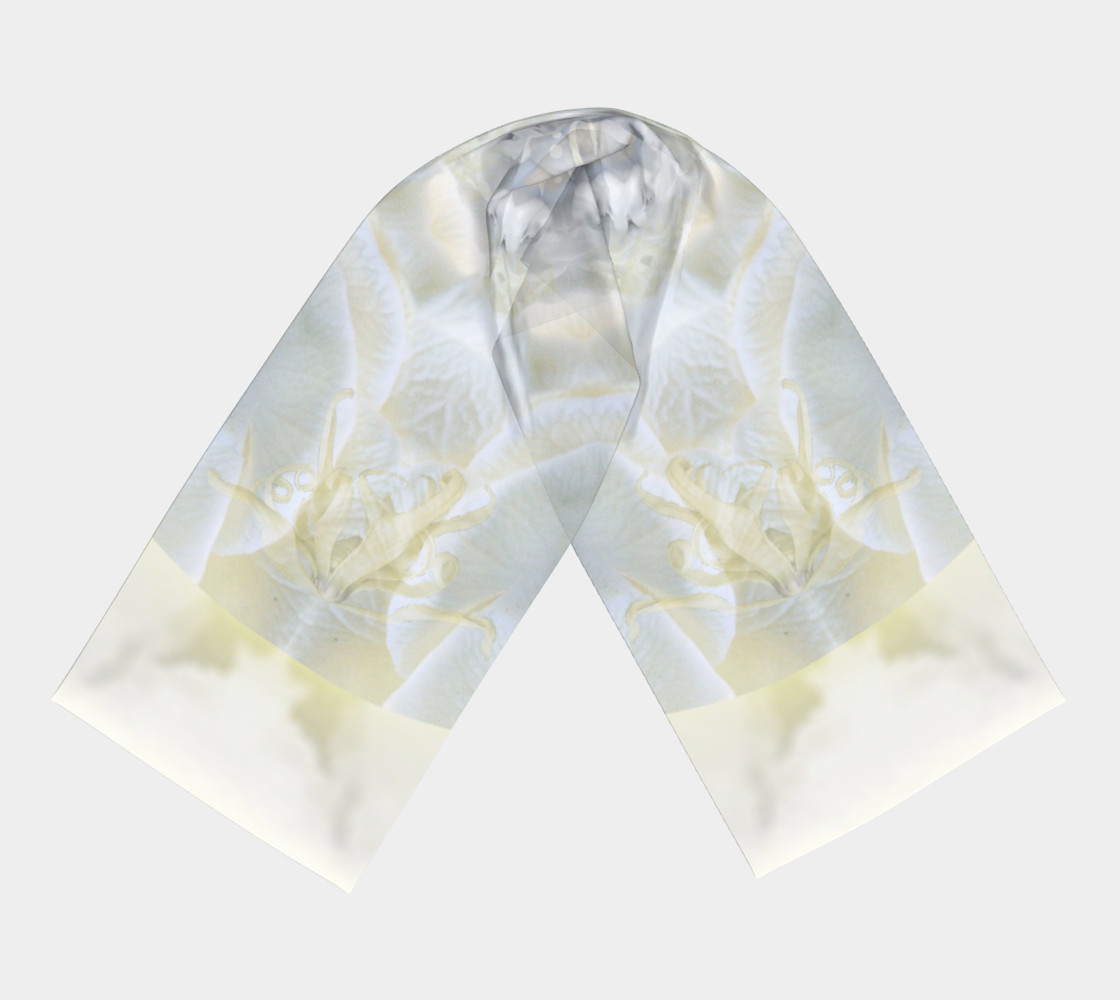 Gardenia Angel Long Silk scarf preview #3
