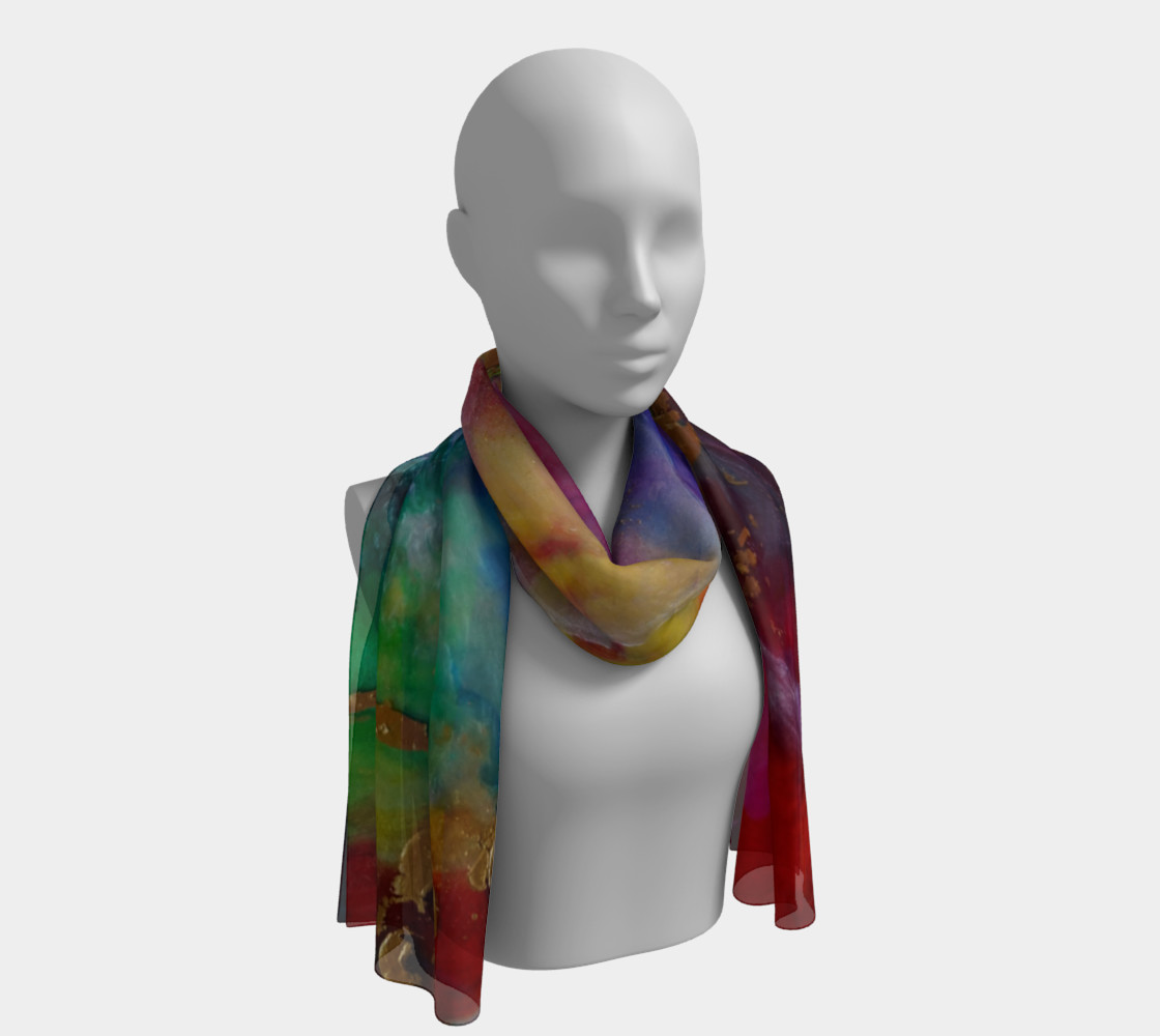 Port Burwell Sunsets Long Scarf preview #1