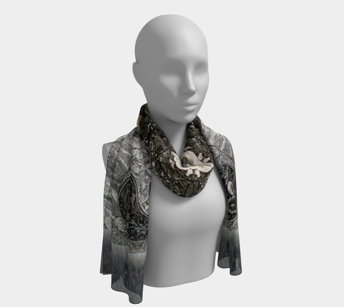 Save the Turtles Long Silk Scarf preview #1