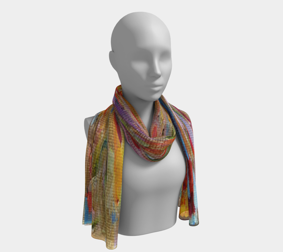 Aperçu de Convergent Thoughts Long Scarf #1