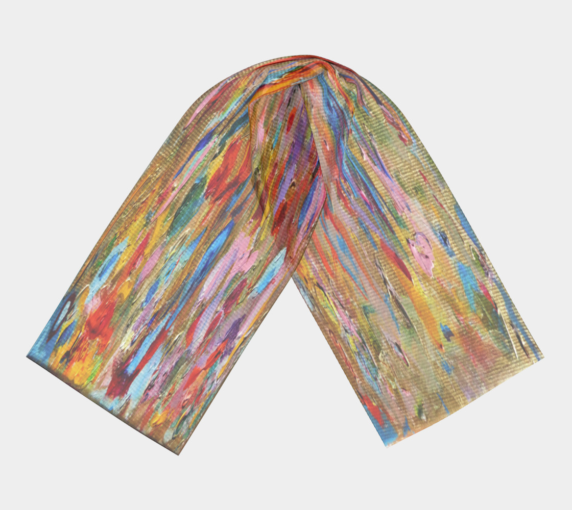 Aperçu de Convergent Thoughts Long Scarf #3