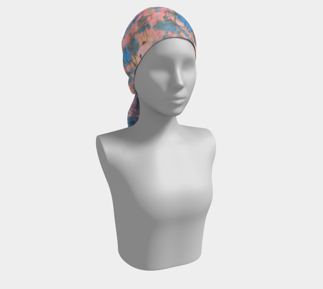 Smaller Print - Cosmos on the Marginal Way Long Scarf preview #2