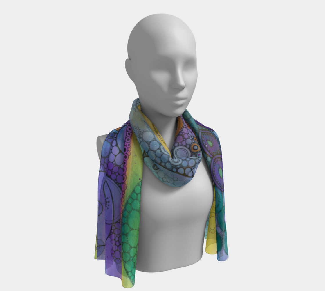 Stardust Doodle Scarf preview #1