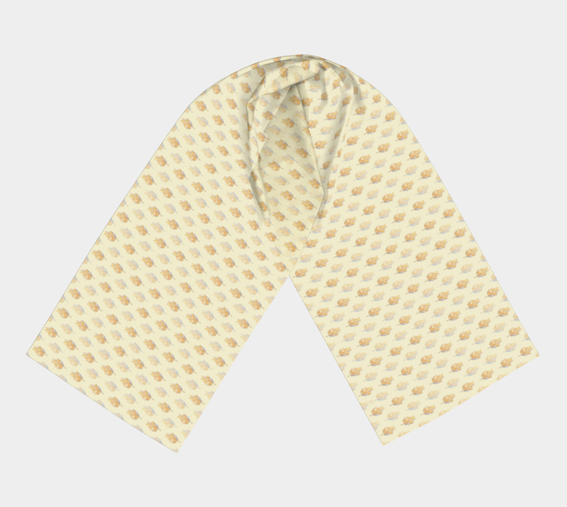 Forsythia At Noon in Buttercream Long Scarf preview #3