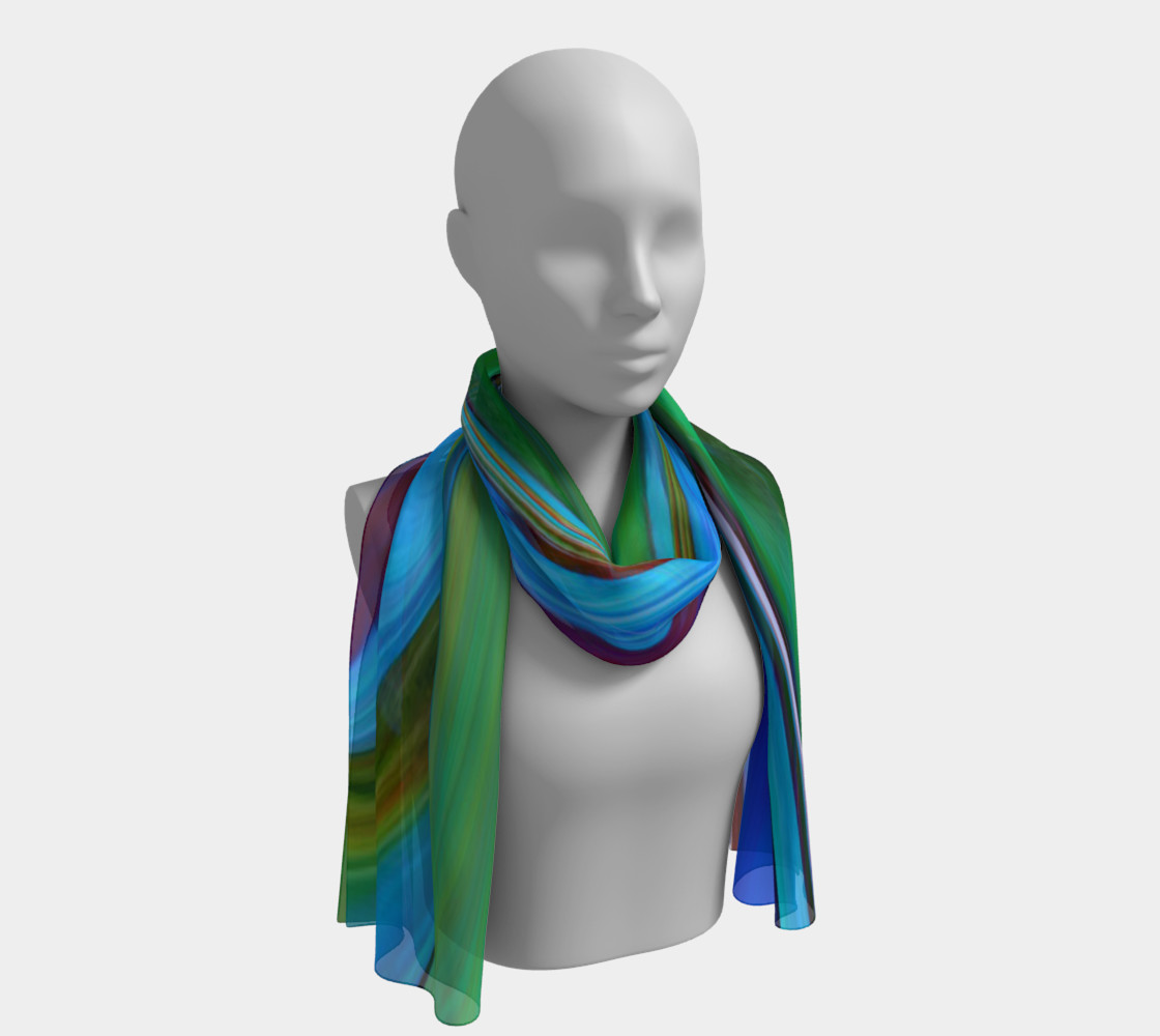 Glass3 Abstract silk scarf_16 preview #1
