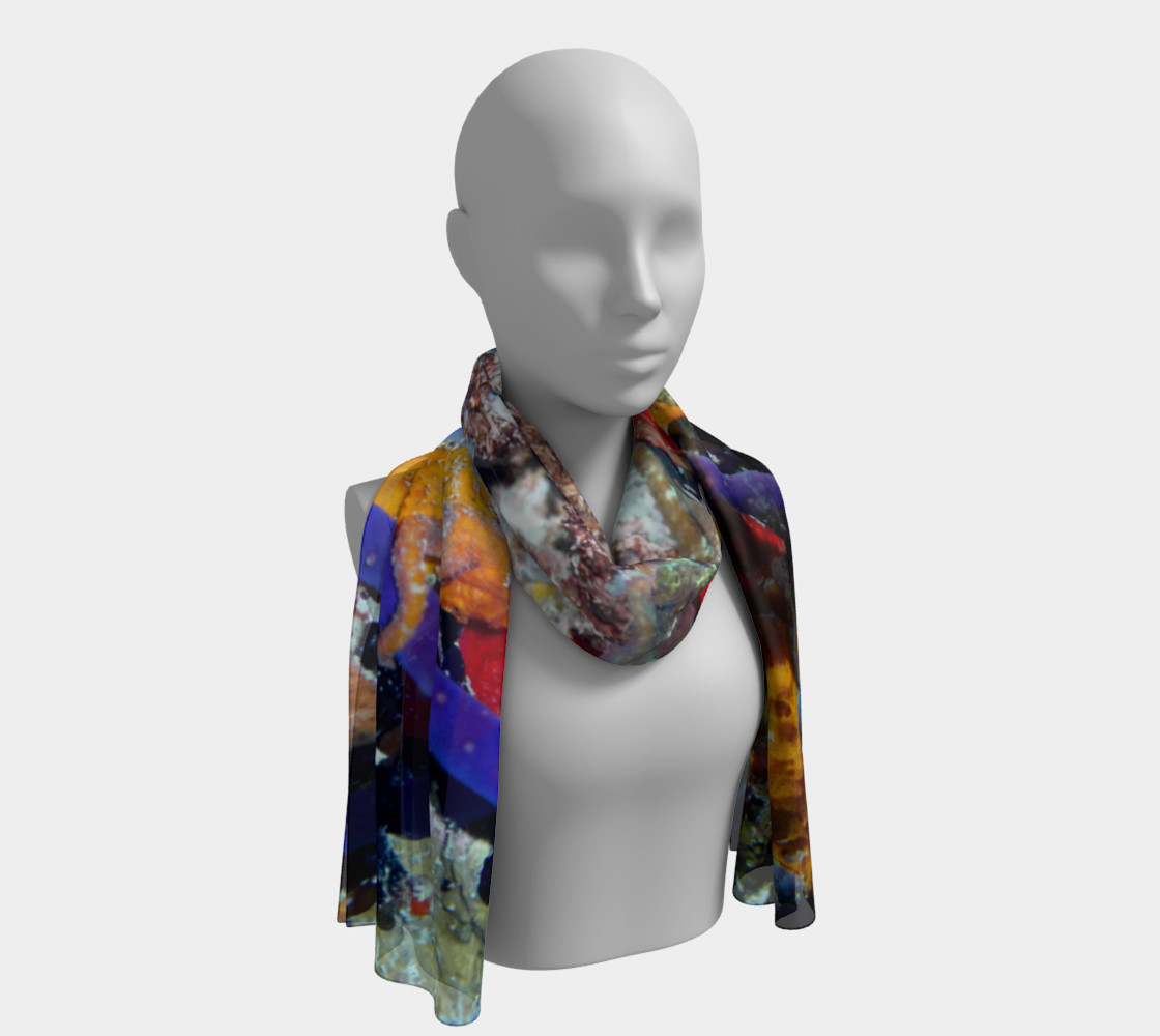 Aperçu de Seahorse and Octopus Scarf #1
