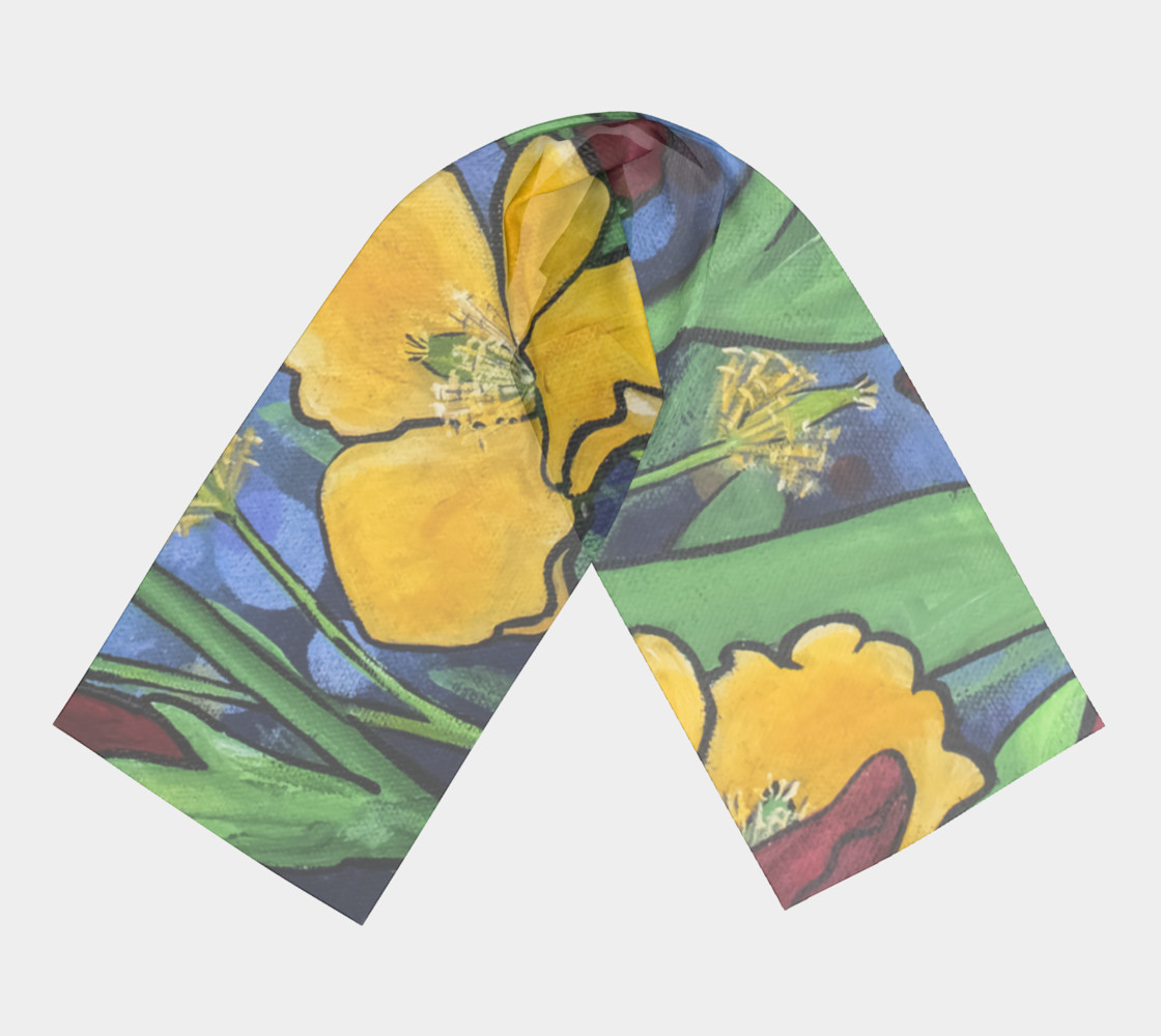 Stained Glass Garden Long Scarf preview #3