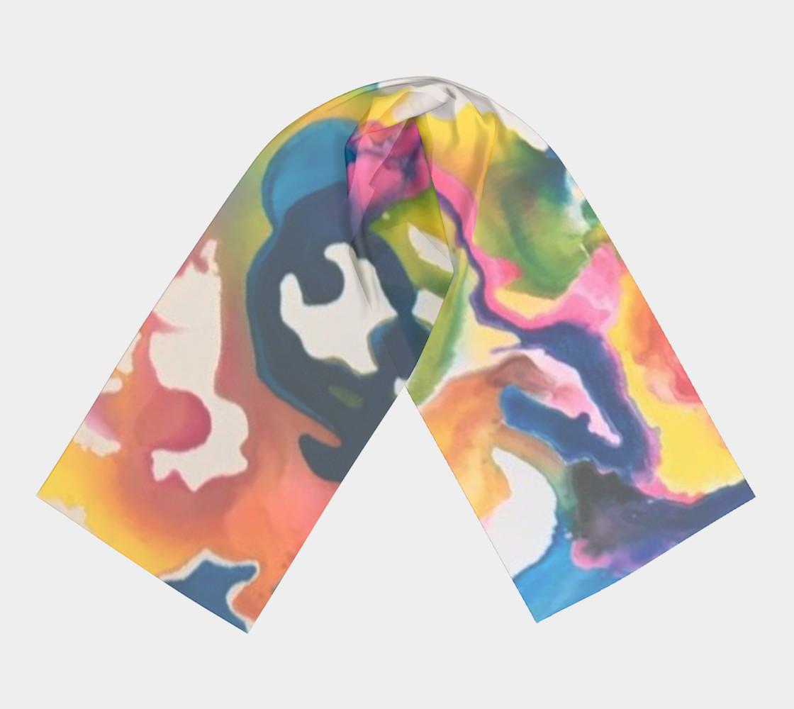 Aperçu de Rainbow Strider long scarf #3