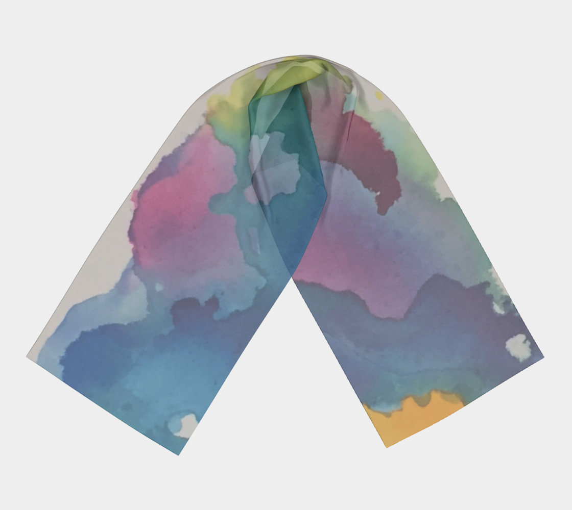 Rainbow Light long scarf preview #3