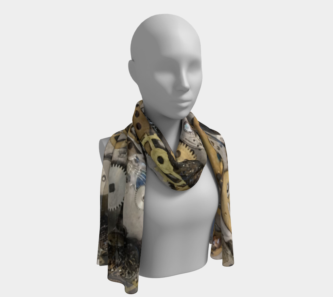 Gears and Hoses Long Scarf 3D preview