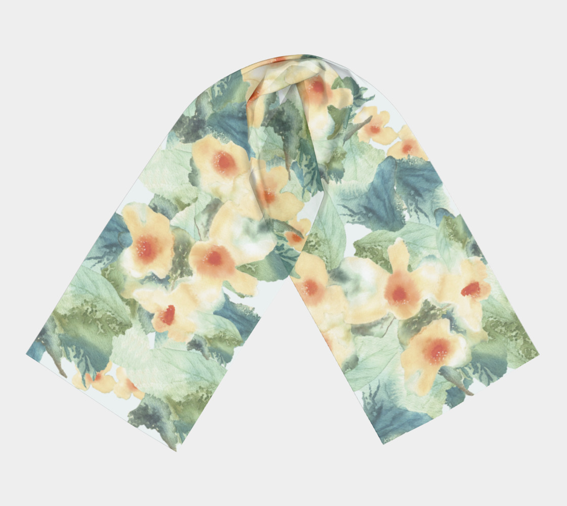 Aperçu de Flowing Floral Scarf #3